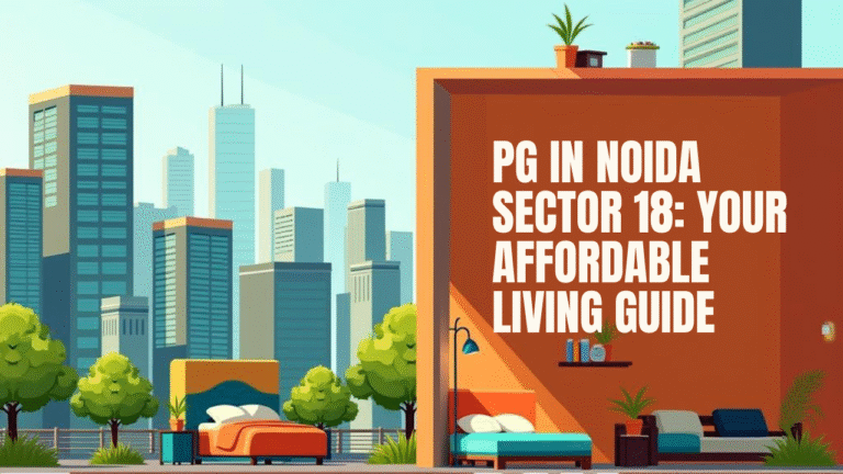 PG in Noida Sector 18: Your Ultimate Guide to Comfortable and Affordable Living