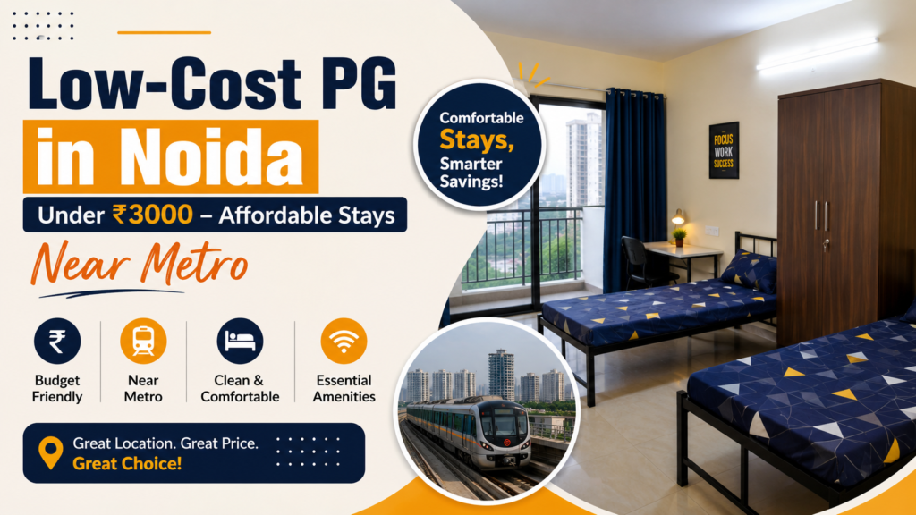 PG in Noida Under ₹3000